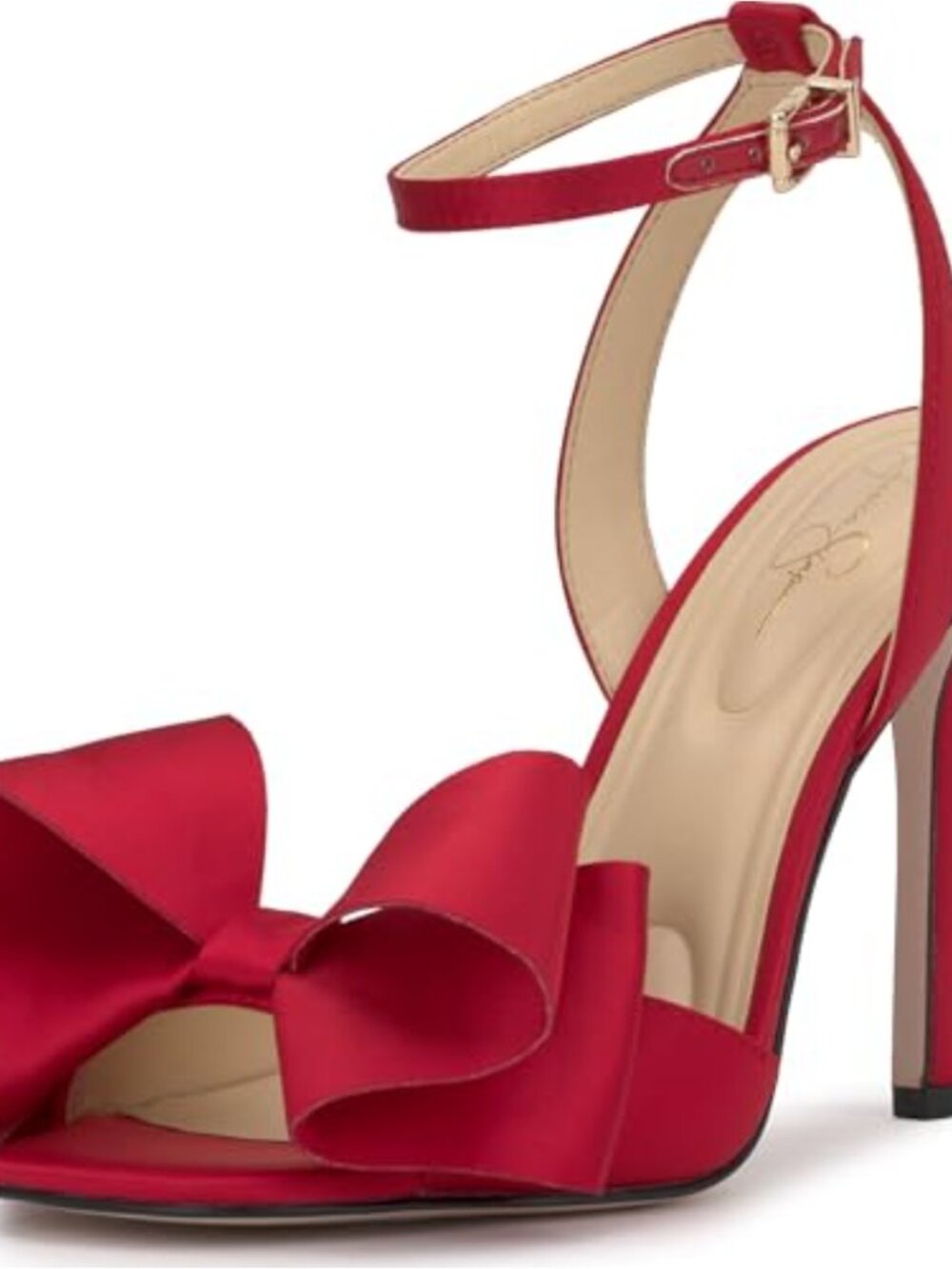 Satin Lace Up Stiletto Heeled Sandals Open Round Toe Ankle Strap Evening